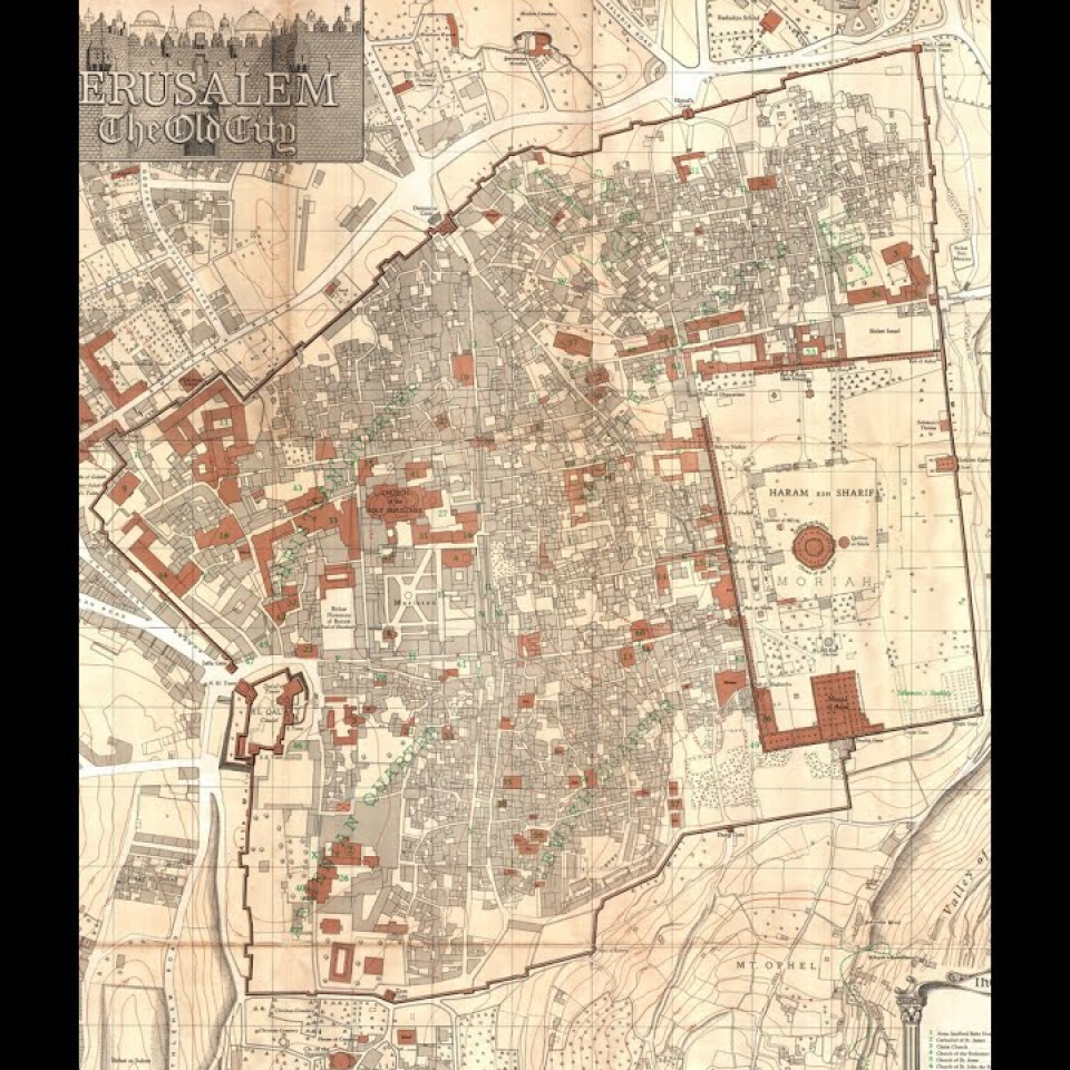 "Nine Quarters of Jerusalem: A new biography of the Old City" by Matthew Teller.